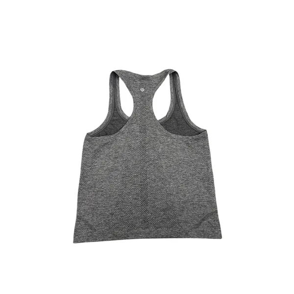 Lululemon Athletica Gray Athletic Racerback Tank Top Size Women's 6 - Image 2