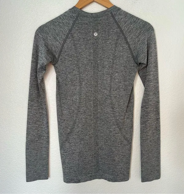 Lululemon Swiftly Tech Long Sleeve Shirt grey 4 - Image 5