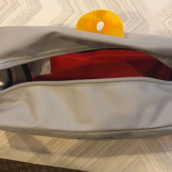 STATE Bags Grey & Orange Travel Zipper Bags - Image 6