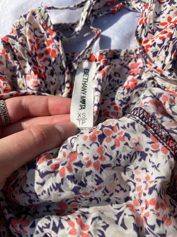 Bethany mota floral baby doll tank top - Image 2