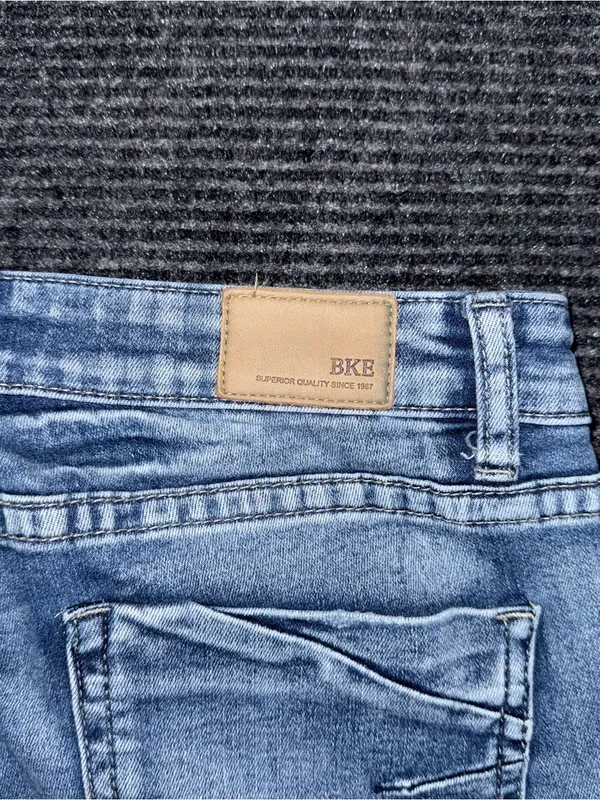 Buckle BKE Gabby Curvy High Rise Ankle Tall Stretch Jean Sz 27 Distressed BGK205 - Image 7