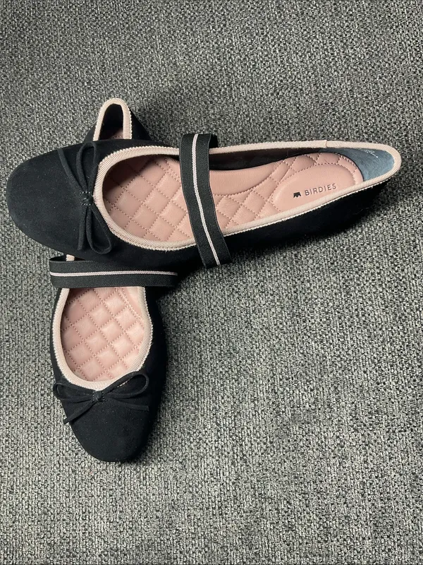 Birdie’s Hummingbird suede Mary Jane Black Ballet Size 7.5 - Image 2