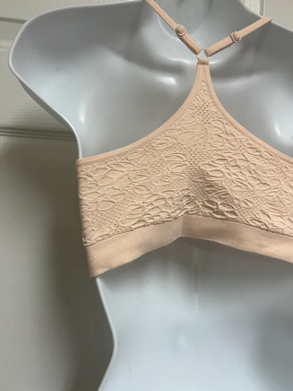 Fabletics Chelsea Apricot Seamless Racerback Bralette - Image 8