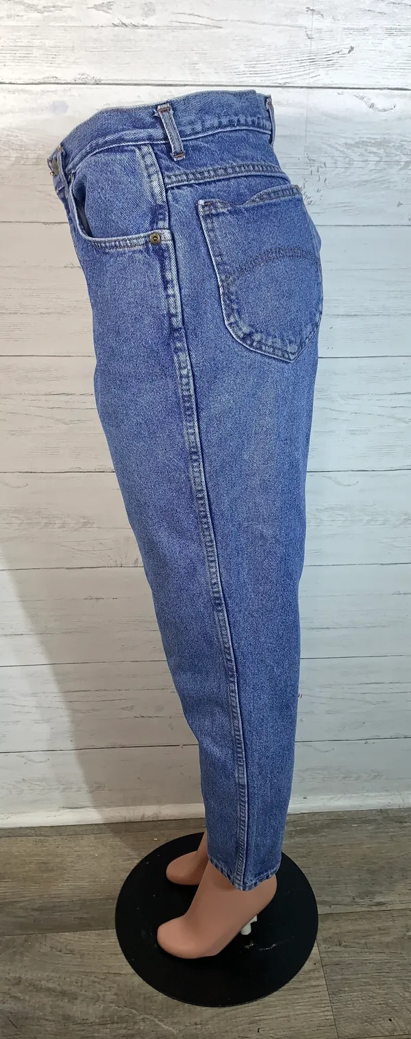 Chic Jeans Vintage High Waisted Mom Jeans Women's Size 14 juniors 100% Cotton READ - Image 5
