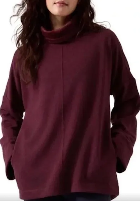 Athleta Kozy Karma Funnel Neck in Purple Grape - Image 9
