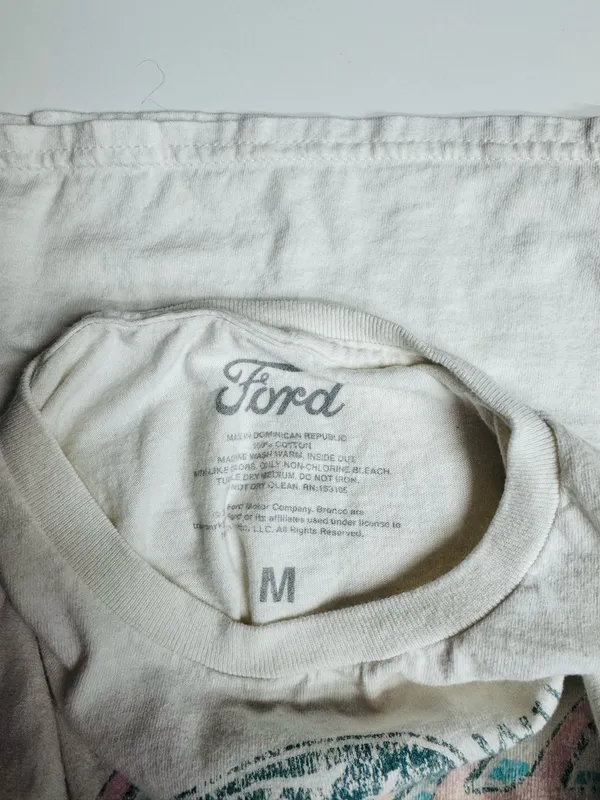 Ford Bronco Graphic Tee Size M White Size M - Image 2
