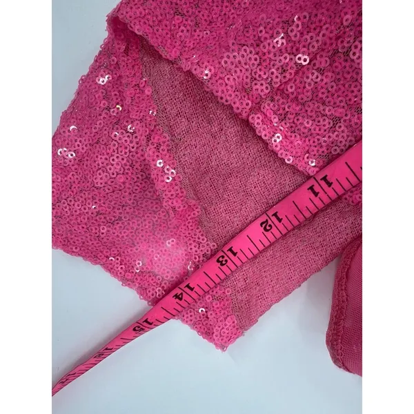Portia & Scarlett hot pink‎ sequin gown sz 4 - Image 10