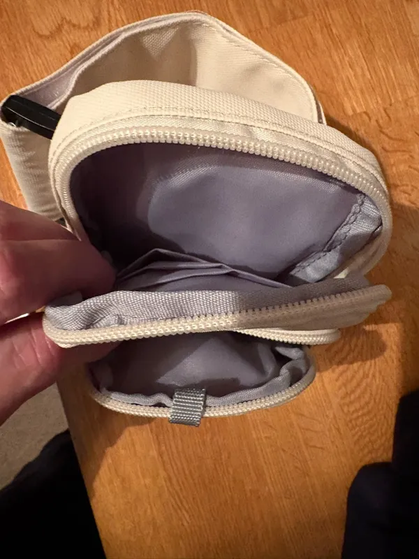 Compact Cream Mini Belt Bag for Women - Image 7