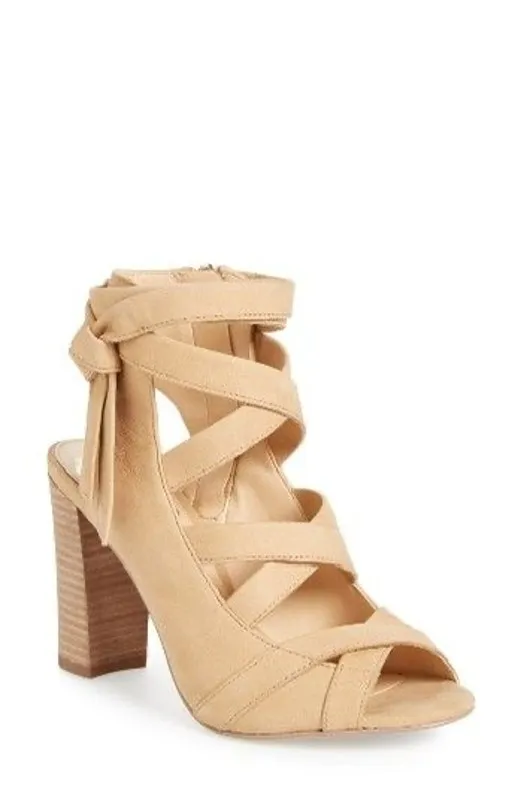 Vince Camuto Sammson Sandal Heels Tan Size 9.5 - Image 2
