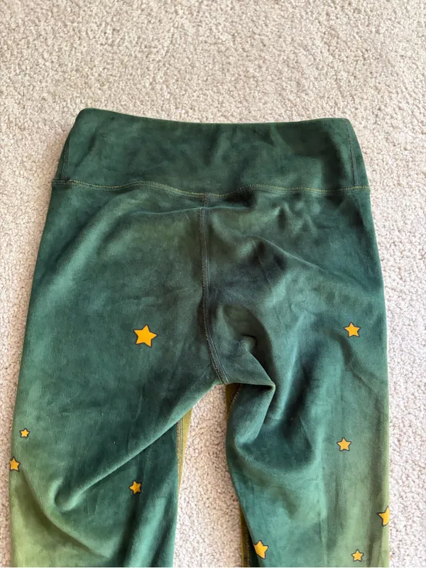 Aviator nation women’s ombré stars preppy bohemian leggings size medium - Image 9
