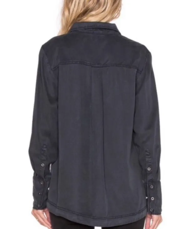 Lace Up Long Sleeve Top - Image 2