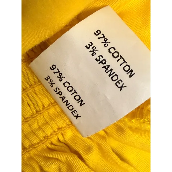 Ramy Brook Emilia Yellow Peplum Ruffle Flutter Sleeve Top XS - Image 6