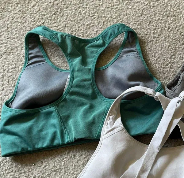Nike Teal Sports Bra Small - Image 2
