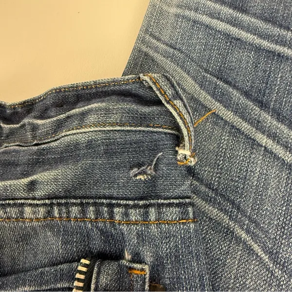 True Religion Y2K Denim Jeans with Gold Accents - Image 9