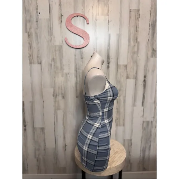 Windsor plaid mini dress size small - Image 3