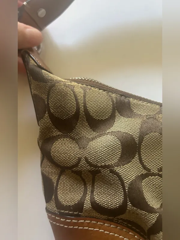 Vtg Coach Hamptons Shoulder Bag - Image 5