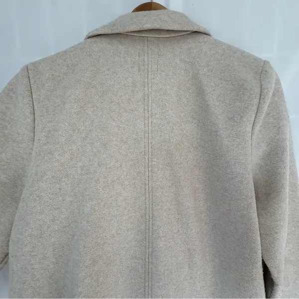 Zara Buttoned soft coat Sand size large shacket trench - Image 8