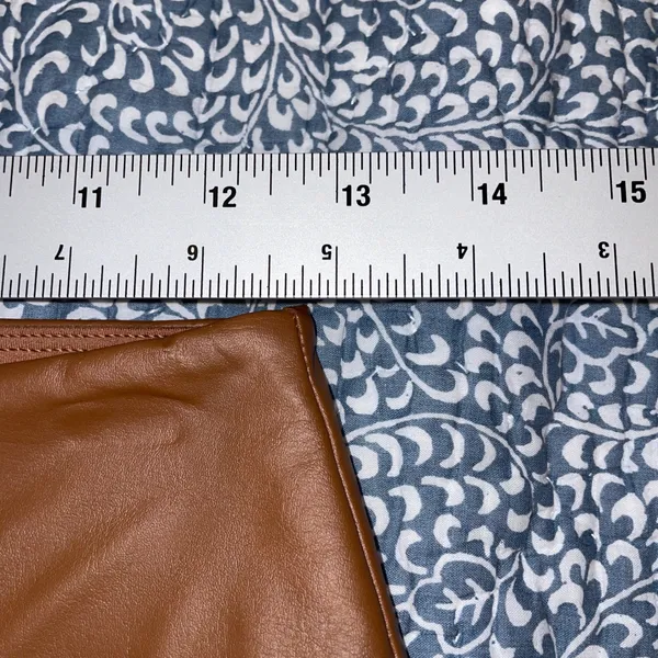 Y2K Chic Boho Western Faux Leather Pants Faux Leather Leggings Cognac LargeBrown - Image 9