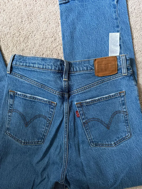 Straight Ankle Jeans Levi’s Ribcage Women’s - Image 2