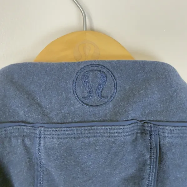 Lululemon Women’s Scuba Full Zip Hoodie Navy Blue Athletic Activewear Size 2 - Image 7