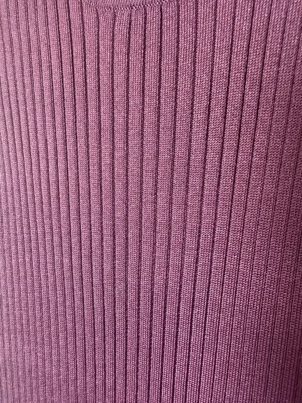MM LaFleur Ribbed Knit Mauve Pink Sweater Sleeveless Top Size XS - Image 4
