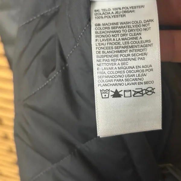 The North Face Black And Gray Reversible‎ Vest Size Small - Image 10