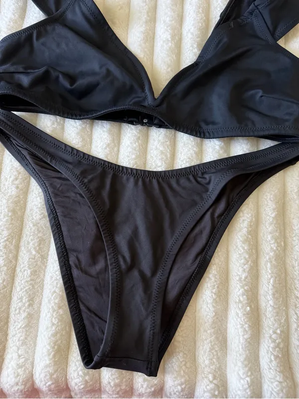 NWOT SKIMS Black Two-Piece Bikini Set - Image 3