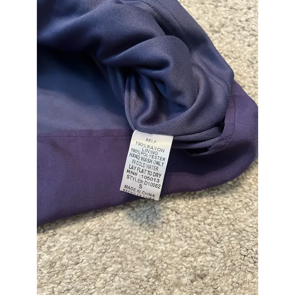 Savanna Jane Shift Dress‎ Womens Size Small Purple Boho Embroidered V Neck - Image 6