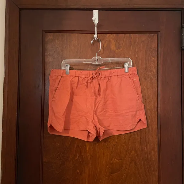 J. Crew Linen Cotton Drawstring Shorts M - Image 2