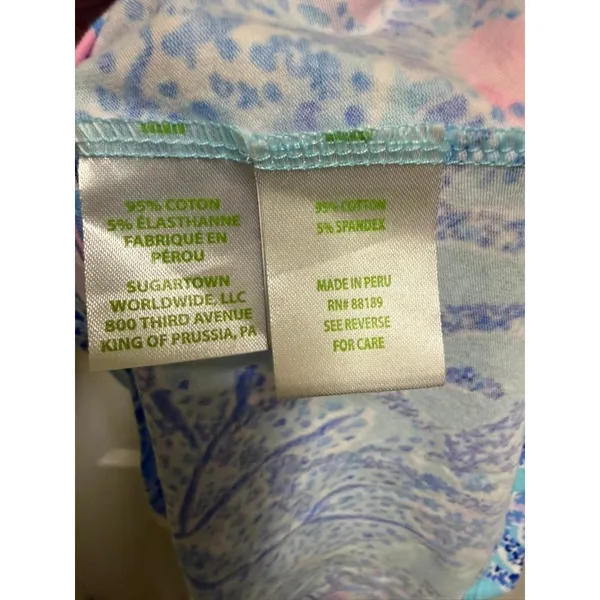 Lilly Pulitzer Billie Tank Top Ibiza Now You See Me Halter Ruffle‎ M - Image 3