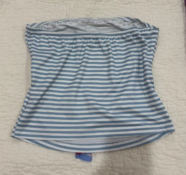 Stripped Strapless Top Multiple Size XS - Image 2