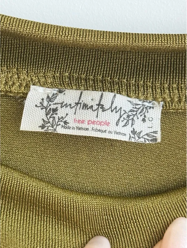 Free People That’s Hot One Shoulder Bodysuit Olive Green Size L - Image 5