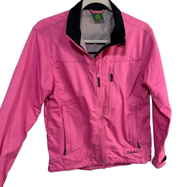 Cabela's Jacket Softshell Full Zip Lightweight Women's S Pink Outdoor Gorpcore - Image 6