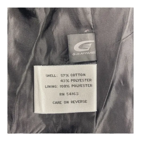 Kenneth Cole Black Trench Coat Sz L - Image 3