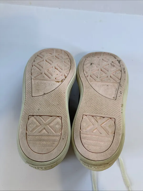 Converse Black High-Top All Star Sneakers with Butterfly Embroidery - Image 10