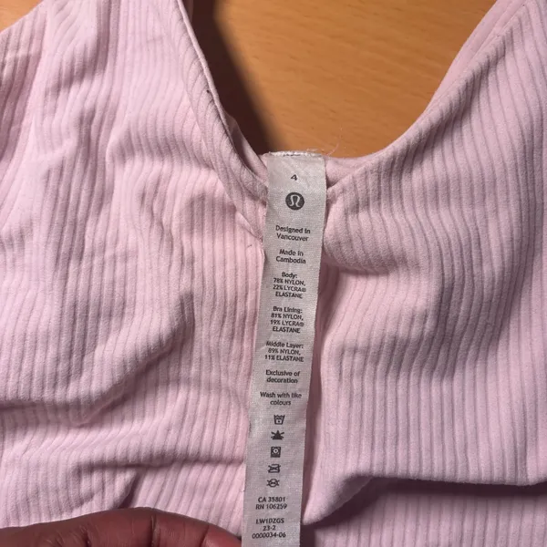 Lululemon Tank Align Pink 4 - Image 3