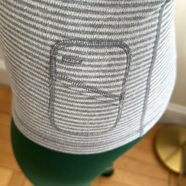 lululemon Rulu Reversible Long Sleeve Tee Top | Size 4 | EUC - Image 3
