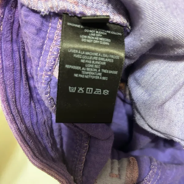 Y2K BDG Womens High Rise Corduroy‎ Pants 26 Purple Wide Wale Streetwear Retro - Image 8