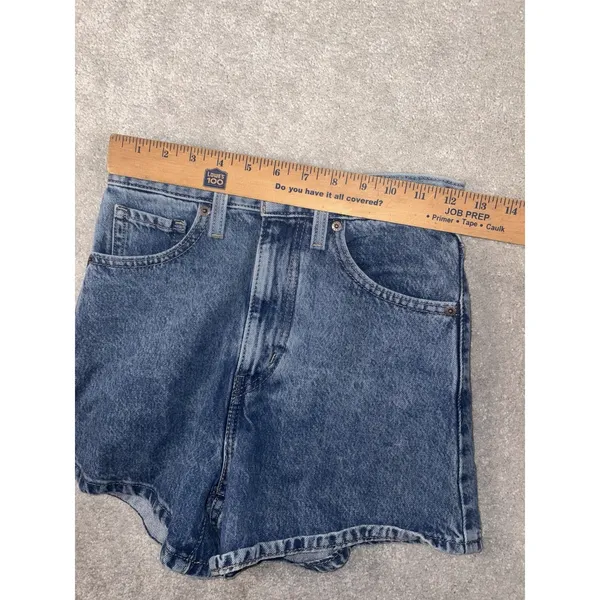 Levi's Shorts‎ 24 High Waisted Mom Women's Jean Jorts High Rise Blue - Image 8