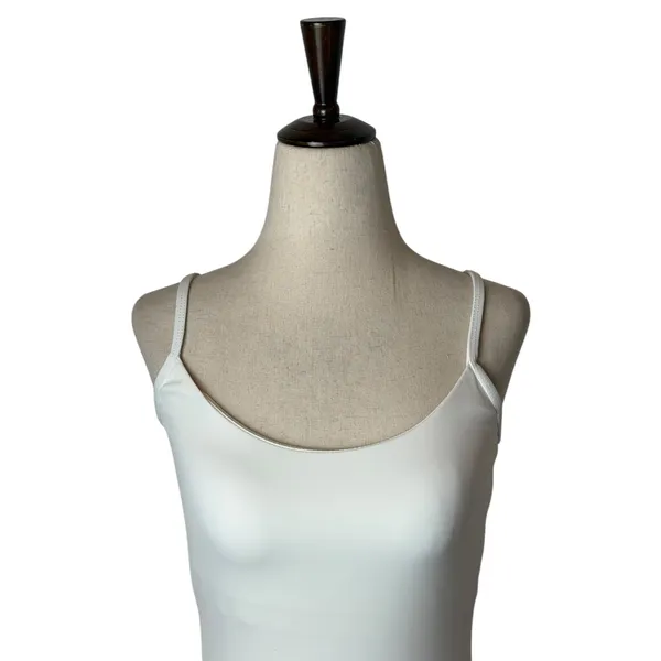 Good American Bodysuit Womens Small White Scoop‎ Neck Adjustable Straps Layering - Image 3