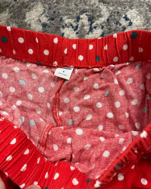 Old Navy Red Polka Dot  Sleep Shorts - Image 3
