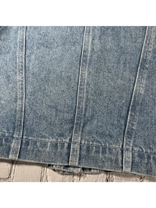 GAP Factory Store Denim Vest Womens Size Small 90s Y2K Jean Sleeveless Vintage - Image 14
