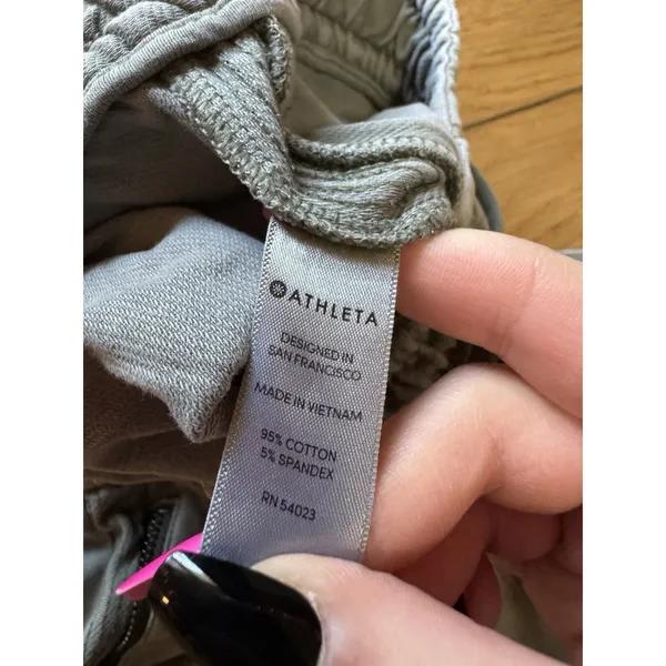 Athleta Women Size 8 Elastic Waist Tie Shorts Stretch Athleisure Preppy‎ Active - Image 8