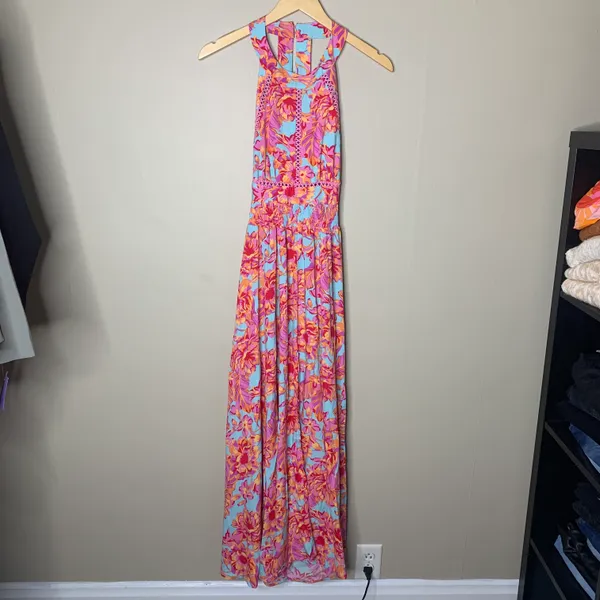 Anthropologie Abel The Label Floral Maxi Dress Size XS - Image 2
