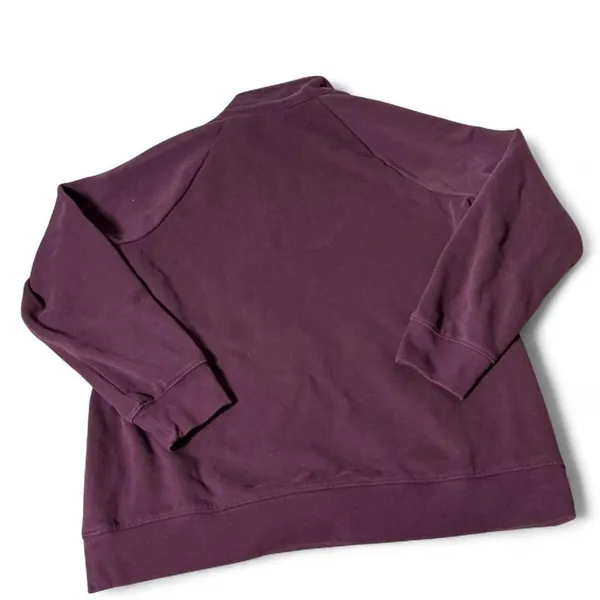 LL Bean Womens‎ Gorpcore Quarter Zip Pullover Sweatshirt Fleece Logo M 517789 - Image 6