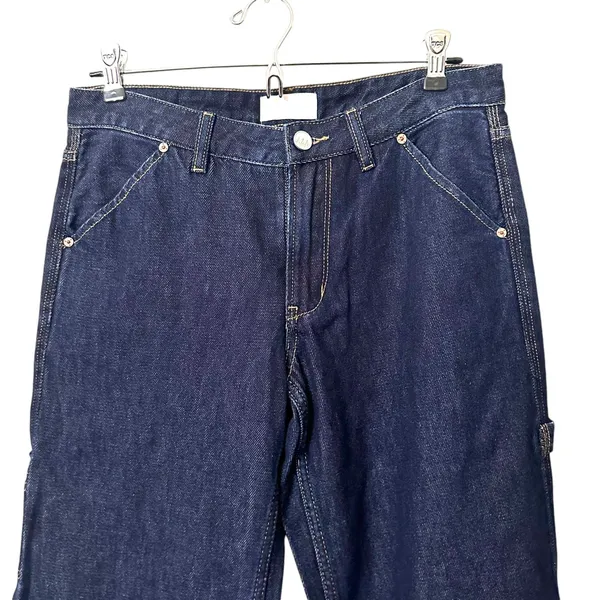 ZGY DENIM Relaxed Wide Leg Denim Dark‎ Wash Size 26 - Image 4