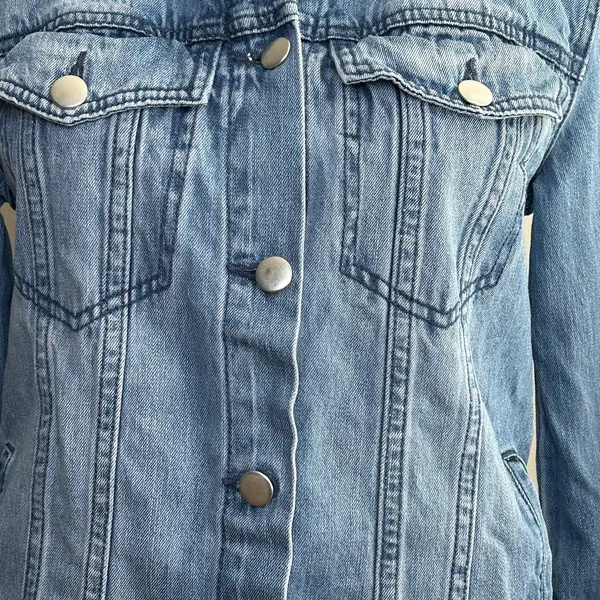 Bagatelle Lightweight Casual Denim Jacket Light Wash Women XS‎ GUC - Image 4