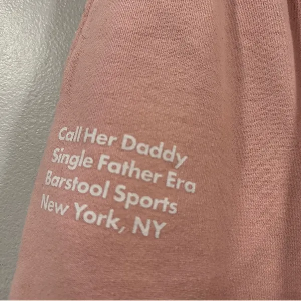 Barstool Call Her Daddy Pink Archival Sweatpants Medium M - Image 3