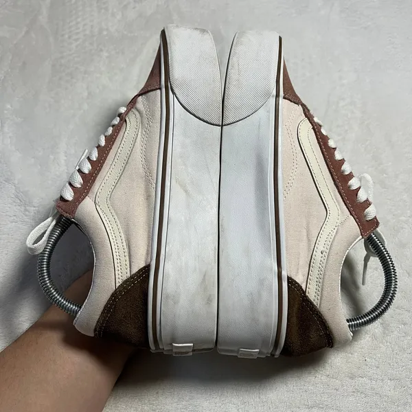 Vans Old Skool Stackform Platform Shoe Sneaker Earthy Blocking Size W9.5/M8 - Image 6