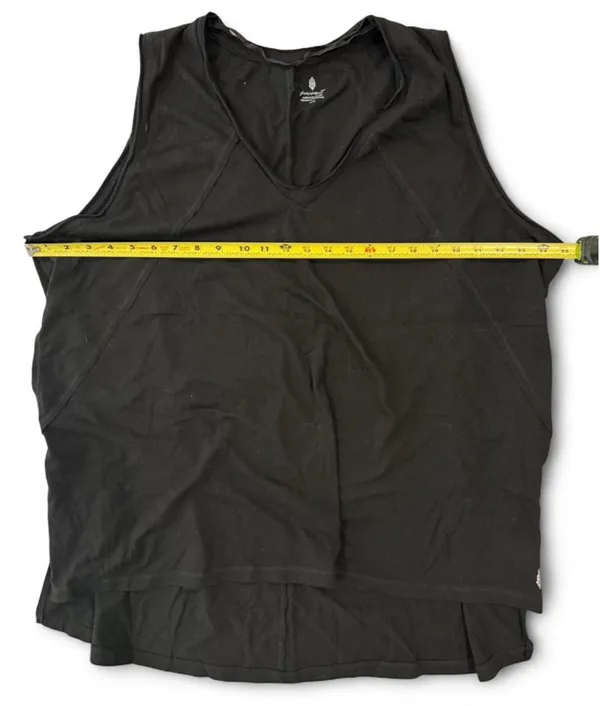 Free People Movement Black Sleeveless Tunic Top - Image 3